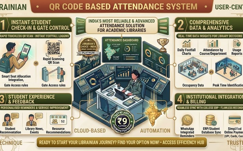 QR Code Attendance System for Libraries: The Smart Way to Track Student Attendance