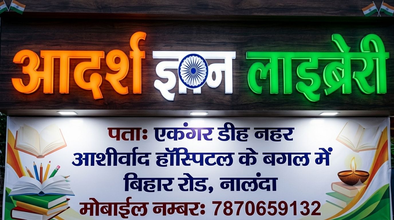 Adarsh Gyan library Logo